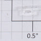 Lionel 8480-10 Left Hand Clear Raised Number Marker Lens/Number Board