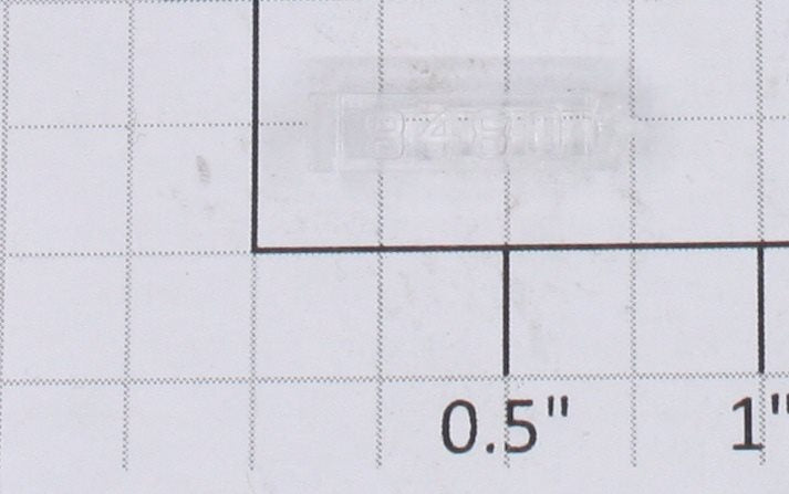 Lionel 8480-6 Right Hand Clear Raised Number Marker Lens/Number Board