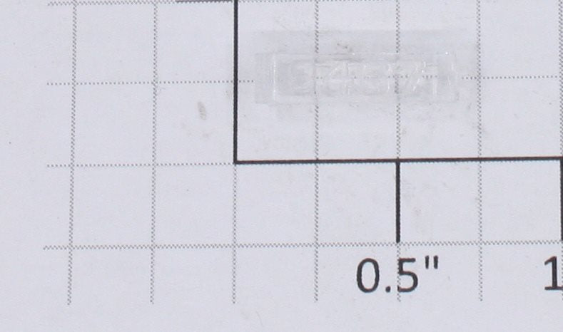 Lionel 84687-6 Right Hand Clear Raised Number Marker Lens/Number Board