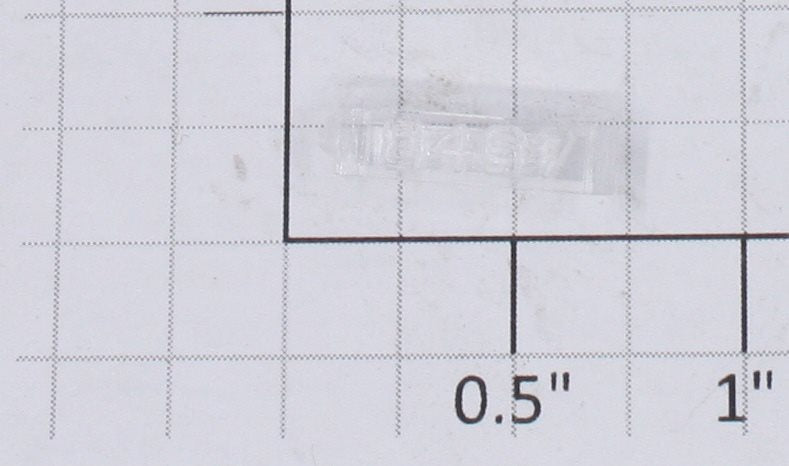 Lionel 84687-10 Left Hand Clear Raised Number Marker Lens/Number Board