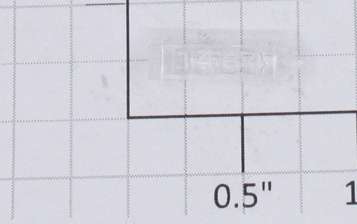 Lionel 8464-6 Right Hand Clear Raised Number Marker Lens/Number Board