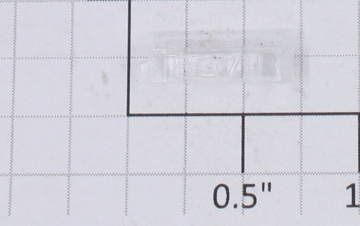 Lionel 8370-10 Left Hand Clear Raised Number Marker Lens/Number Board
