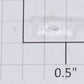 Lionel 8370-10 Left Hand Clear Raised Number Marker Lens/Number Board