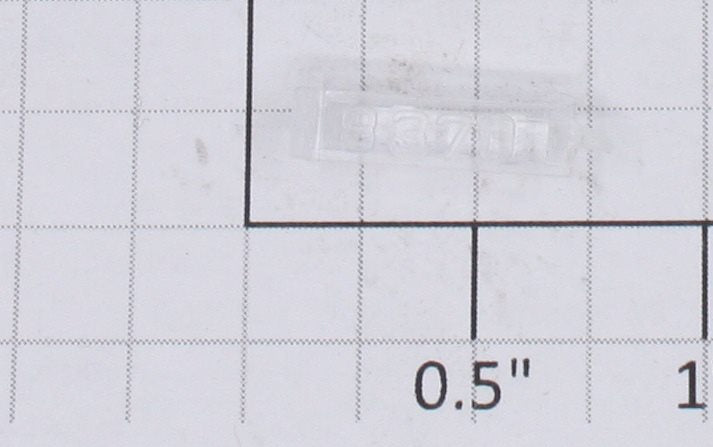 Lionel 8370-6 Right Hand Clear Raised Number Marker Lens/Number Board