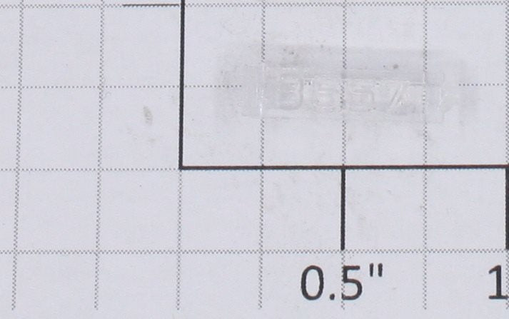 Lionel 8557-6 Right Hand Clear Raised Number Marker Lens/Number Board