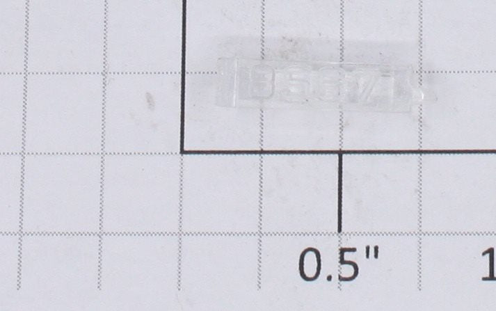 Lionel 8567-6 Right Hand Clear Raised Number Marker Lens/Number Board