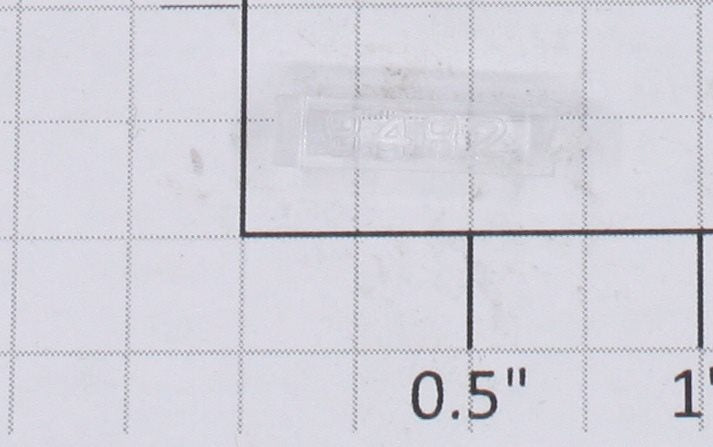 Lionel 8482-6 Right Hand Clear Raised Number Marker Lens/Number Board
