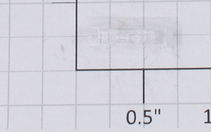 Lionel 8482-10 Left Hand Clear Raised Number Marker Lens/Number Board