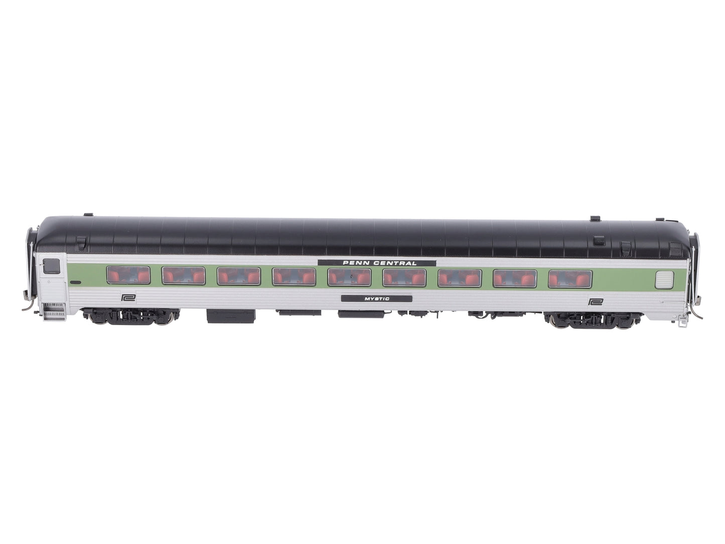 Rapido Trains 17139 HO Penn Central "Mystic" 72-Seat Coach Parlor Car