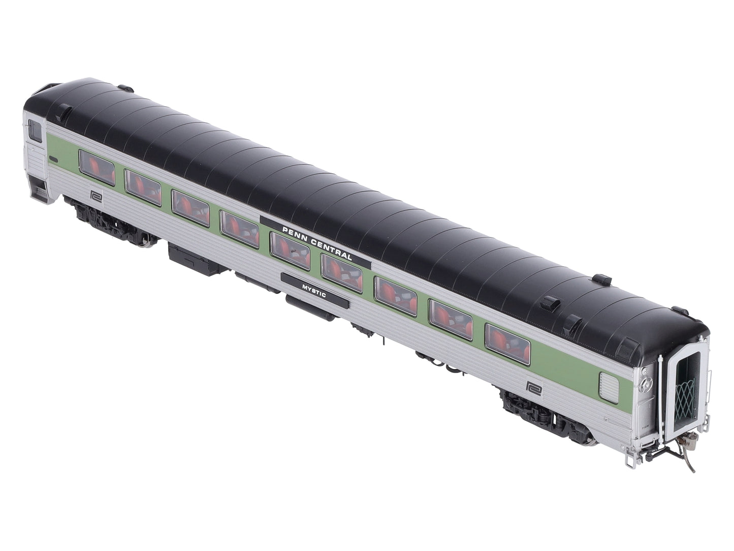 Rapido Trains 17139 HO Penn Central "Mystic" 72-Seat Coach Parlor Car