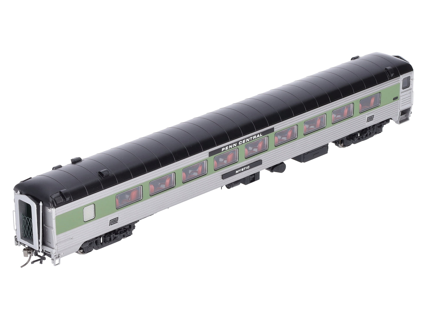 Rapido Trains 17139 HO Penn Central "Mystic" 72-Seat Coach Parlor Car