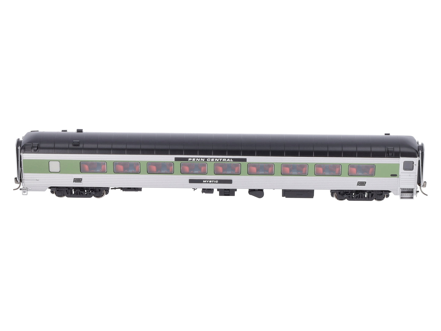 Rapido Trains 17139 HO Penn Central "Mystic" 72-Seat Coach Parlor Car