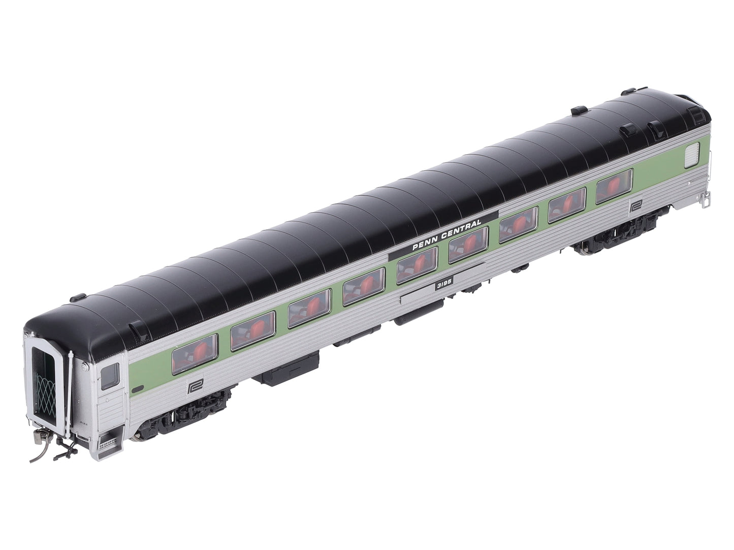 Rapido Trains 17135 Ho NH Parlor w/o Penn Cen 3195