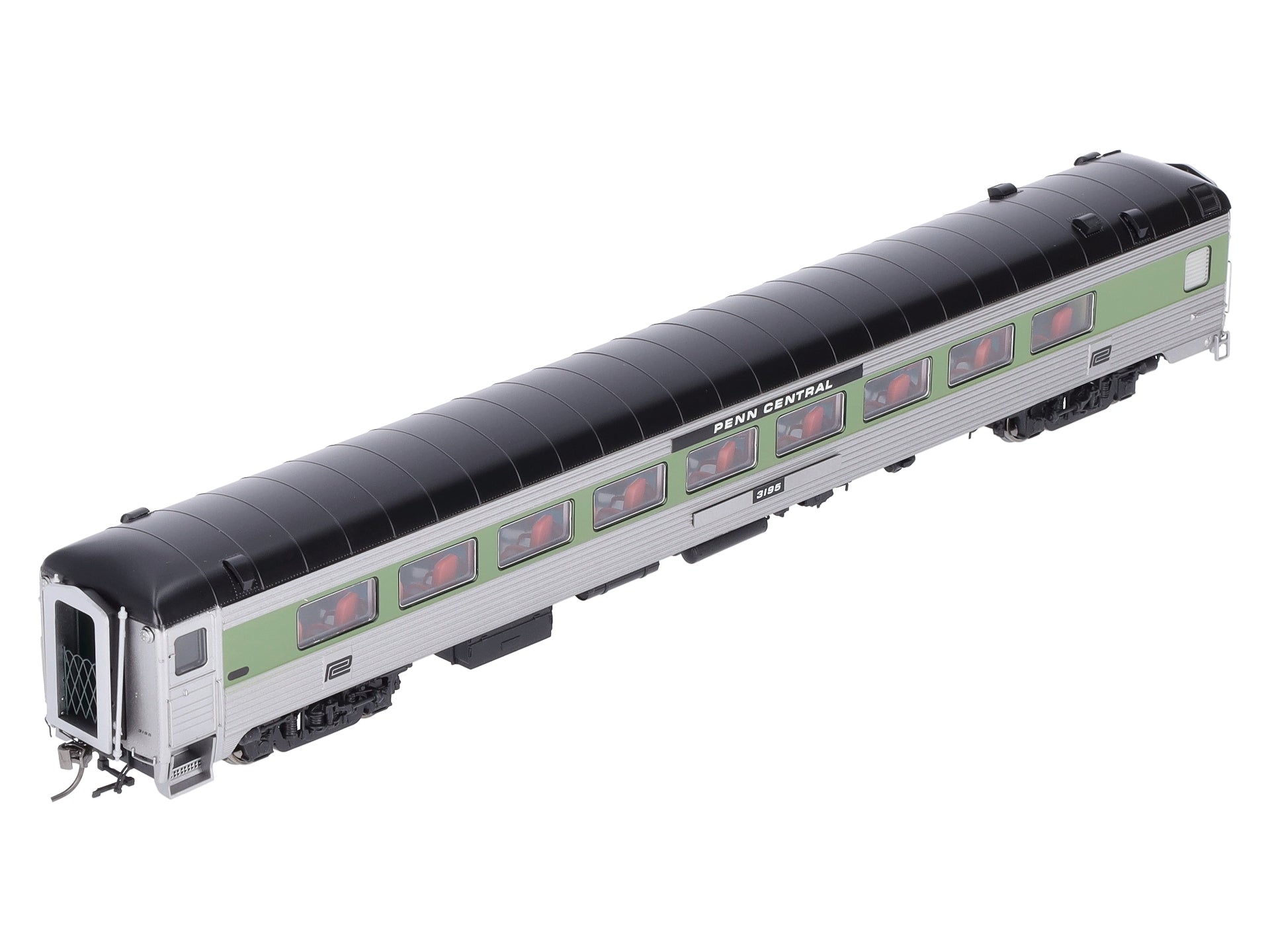 Rapido Trains 17135 Ho NH Parlor w/o Penn Cen 3195