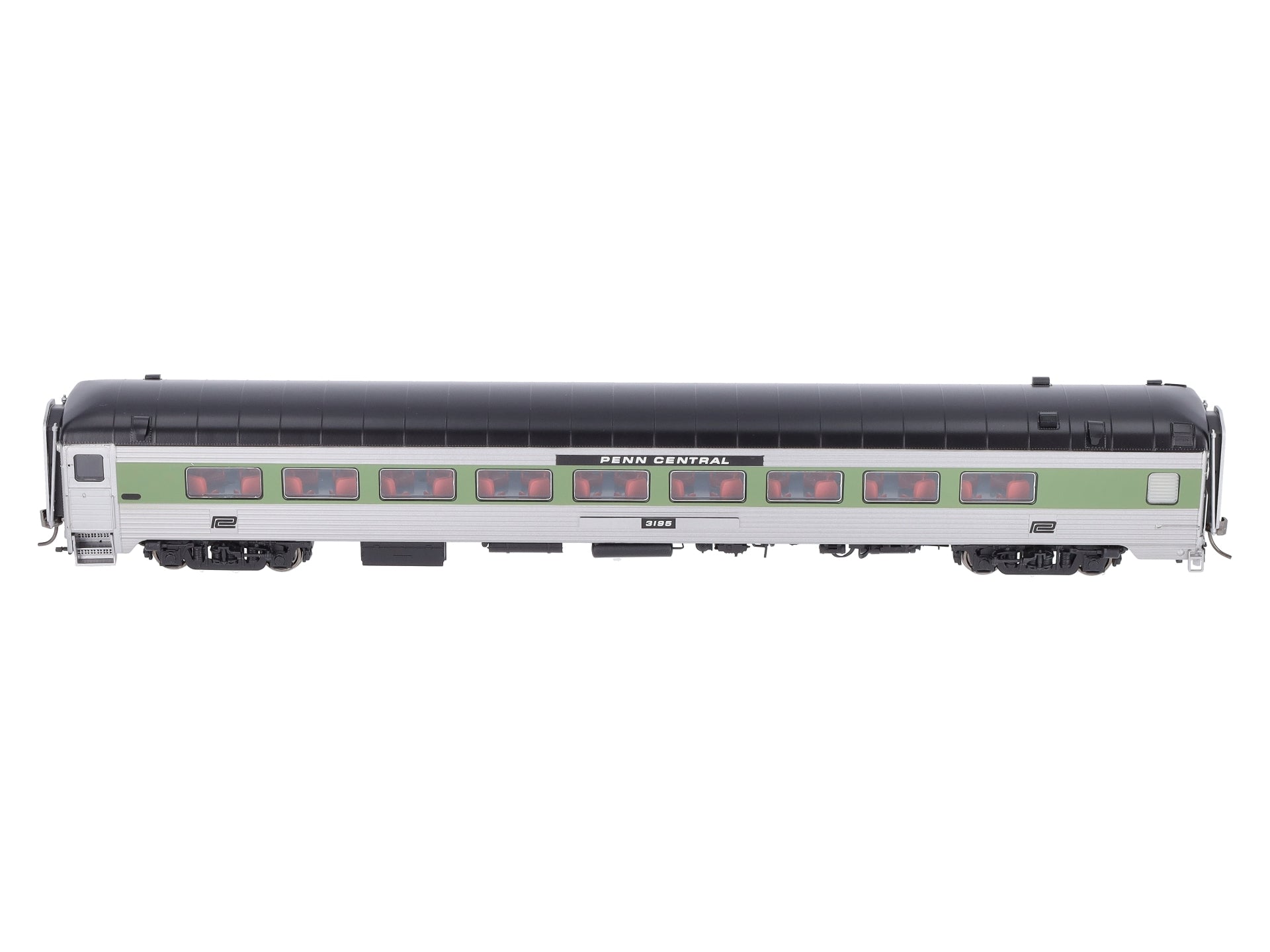 Rapido Trains 17135 Ho NH Parlor w/o Penn Cen 3195