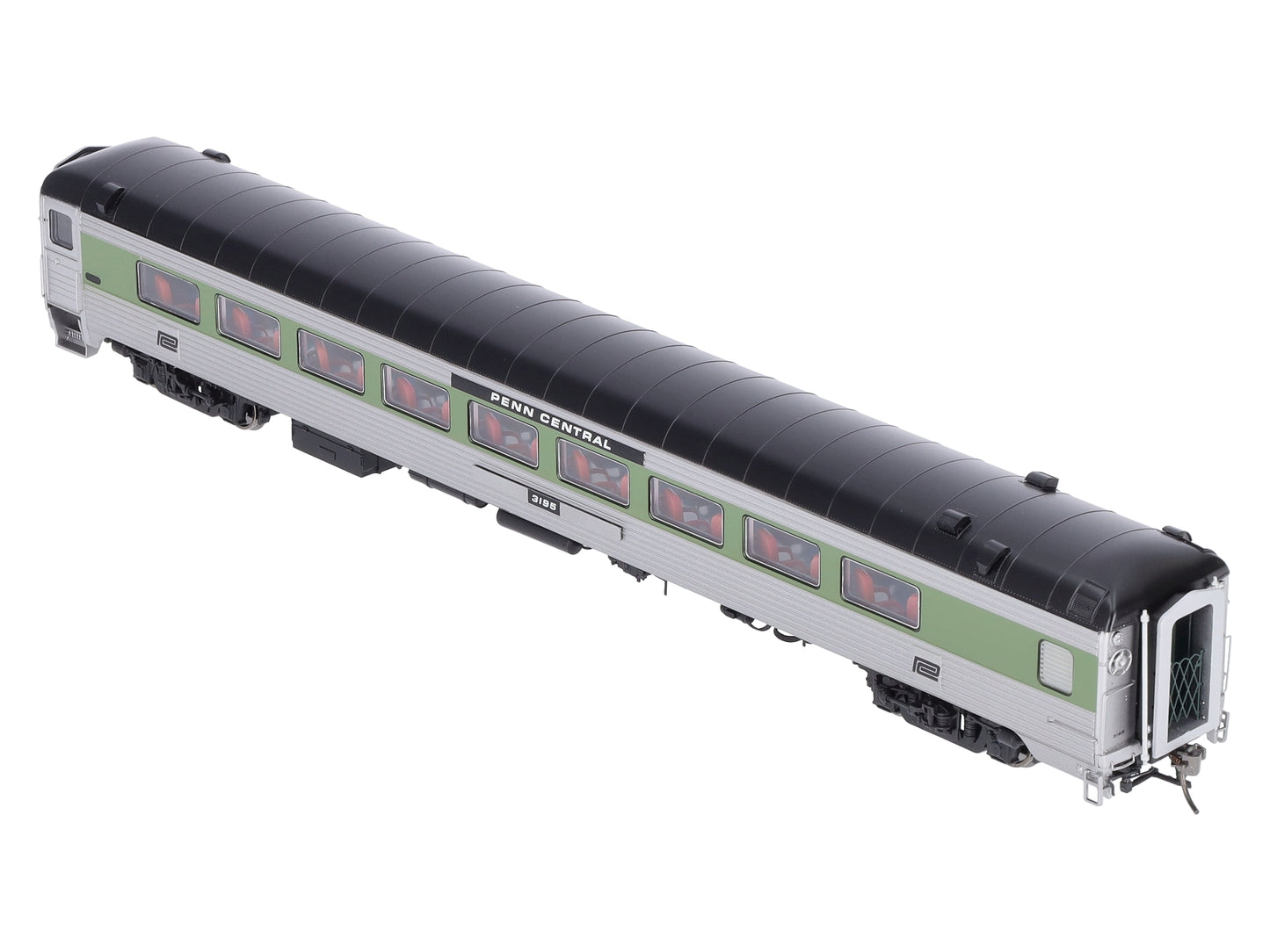 Rapido Trains 17135 Ho NH Parlor w/o Penn Cen 3195