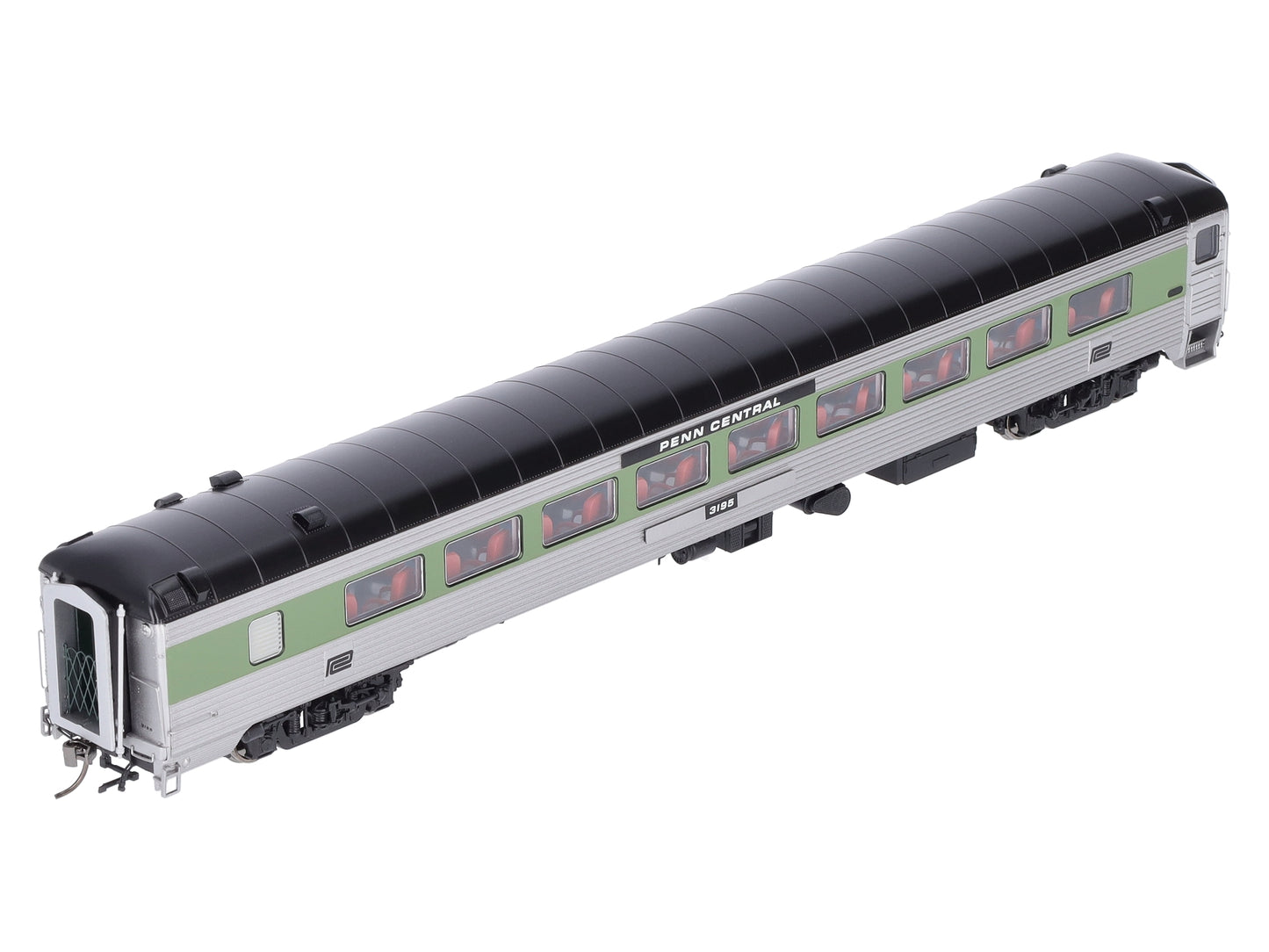 Rapido Trains 17135 Ho NH Parlor w/o Penn Cen 3195