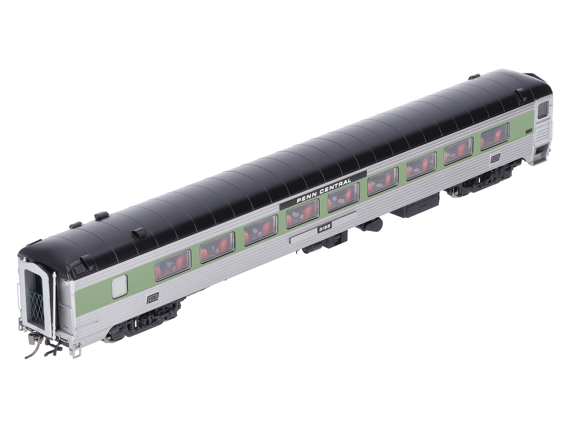 Rapido Trains 17135 Ho NH Parlor w/o Penn Cen 3195