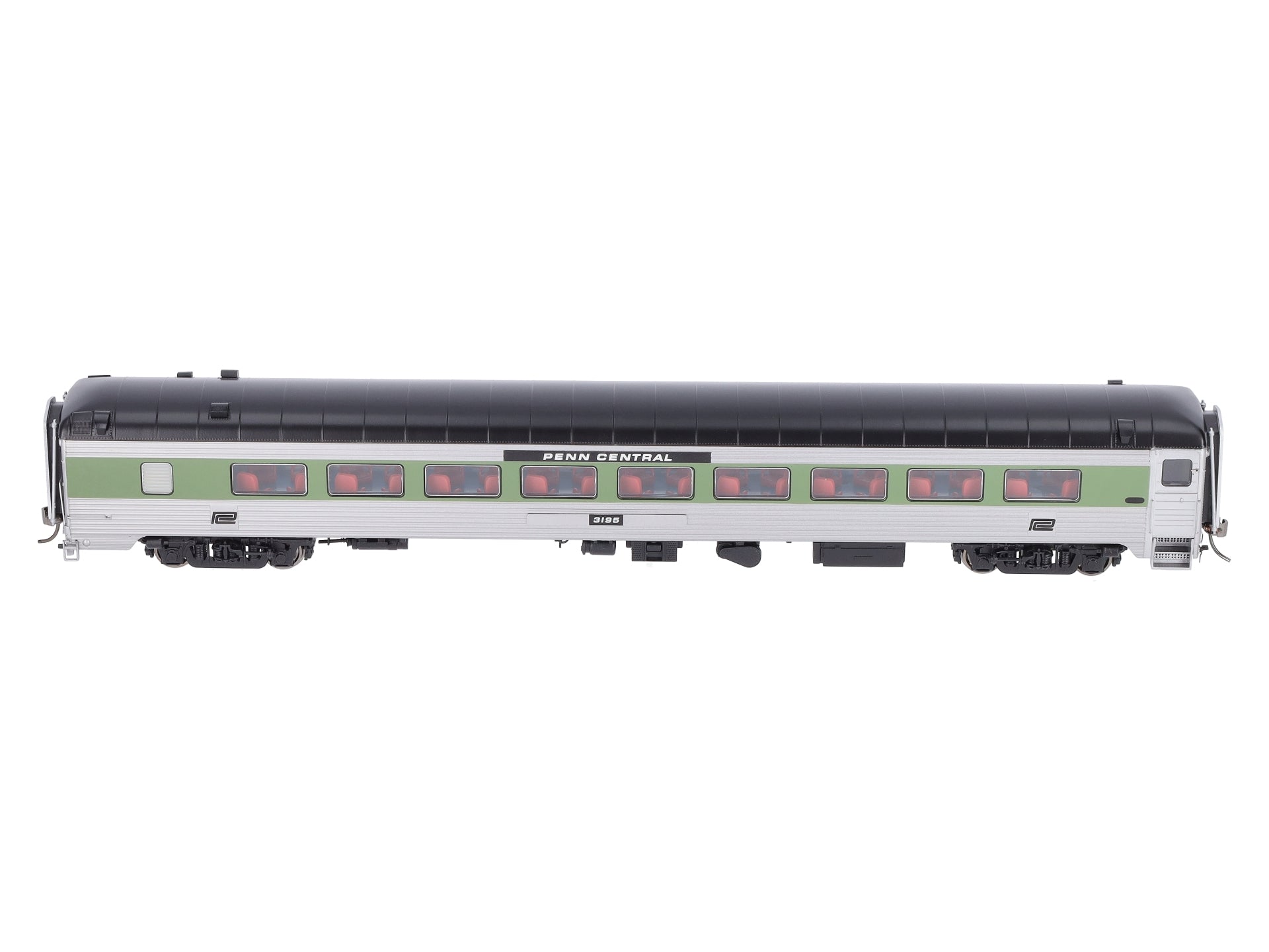 Rapido Trains 17135 Ho NH Parlor w/o Penn Cen 3195