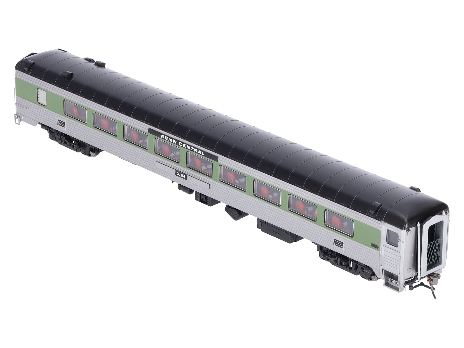 Rapido Trains 17135 Ho NH Parlor w/o Penn Cen 3195