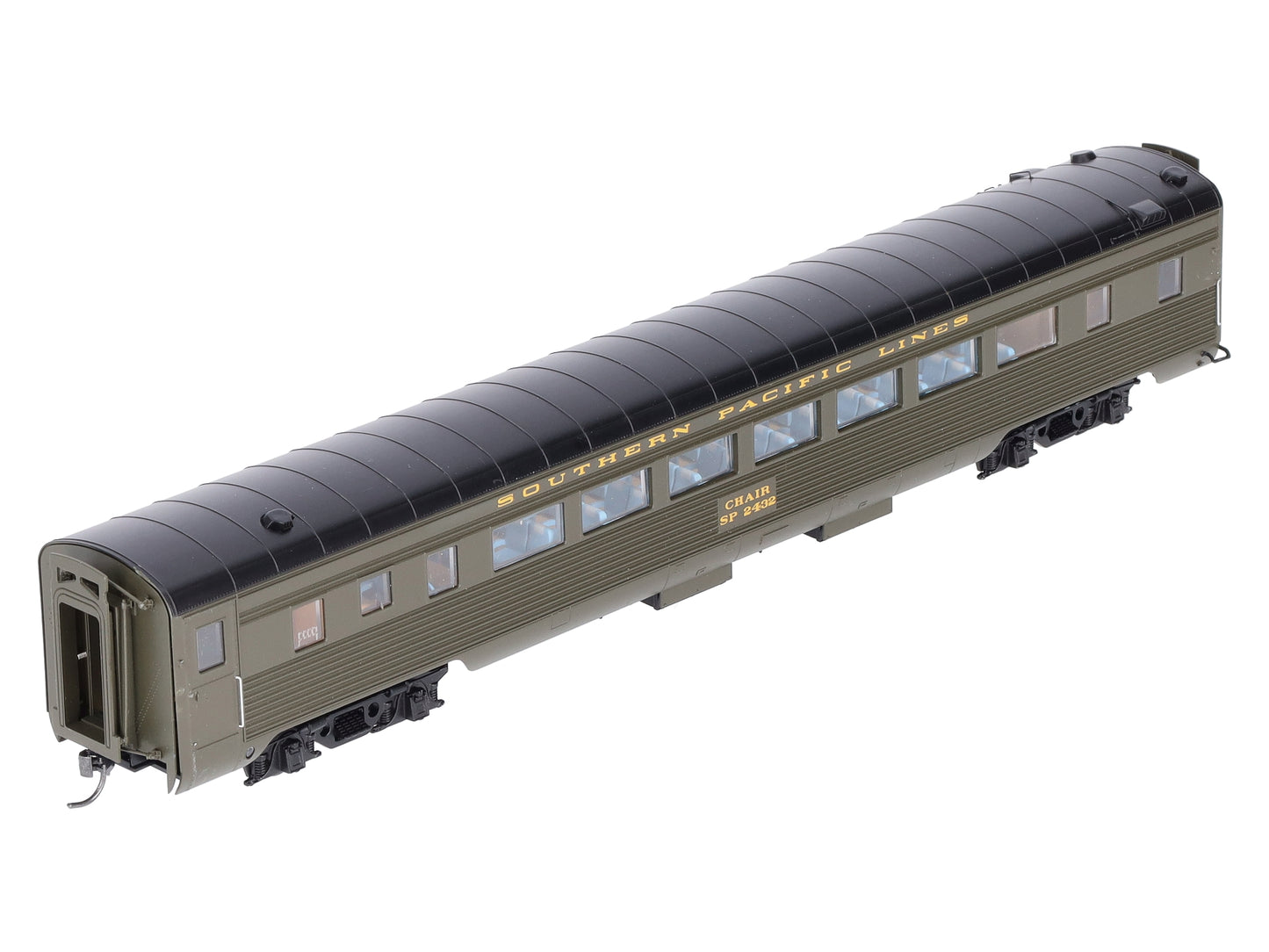 Athearn G97119 HO Southern Pacific General Service 77' Pullman Chair Car #2432