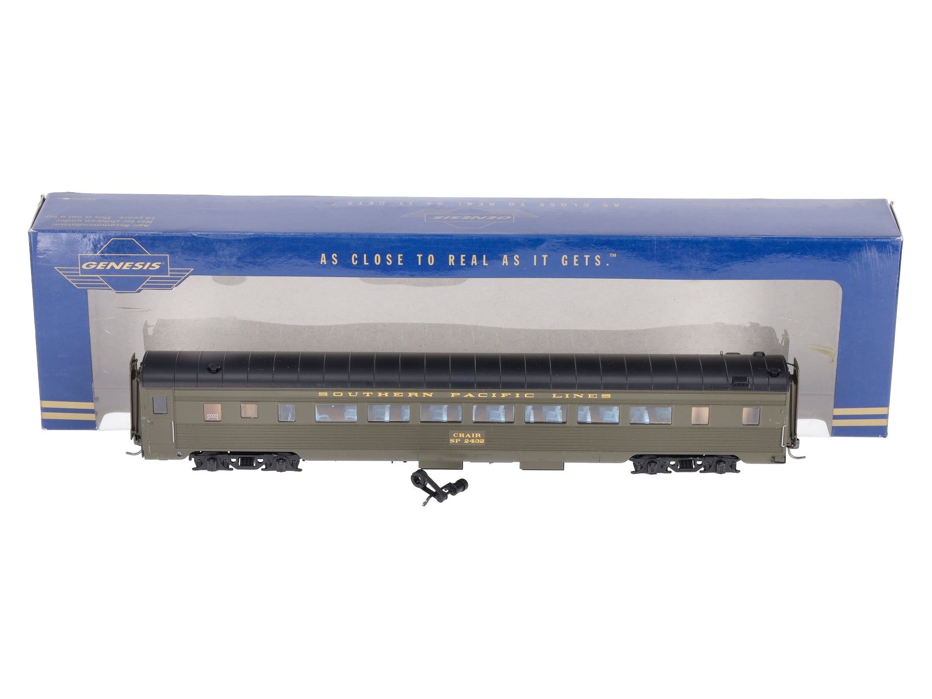 Athearn G97119 HO Southern Pacific General Service 77' Pullman Chair Car #2432