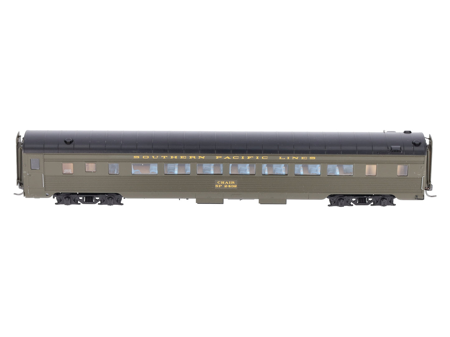 Athearn G97119 HO Southern Pacific General Service 77' Pullman Chair Car #2432