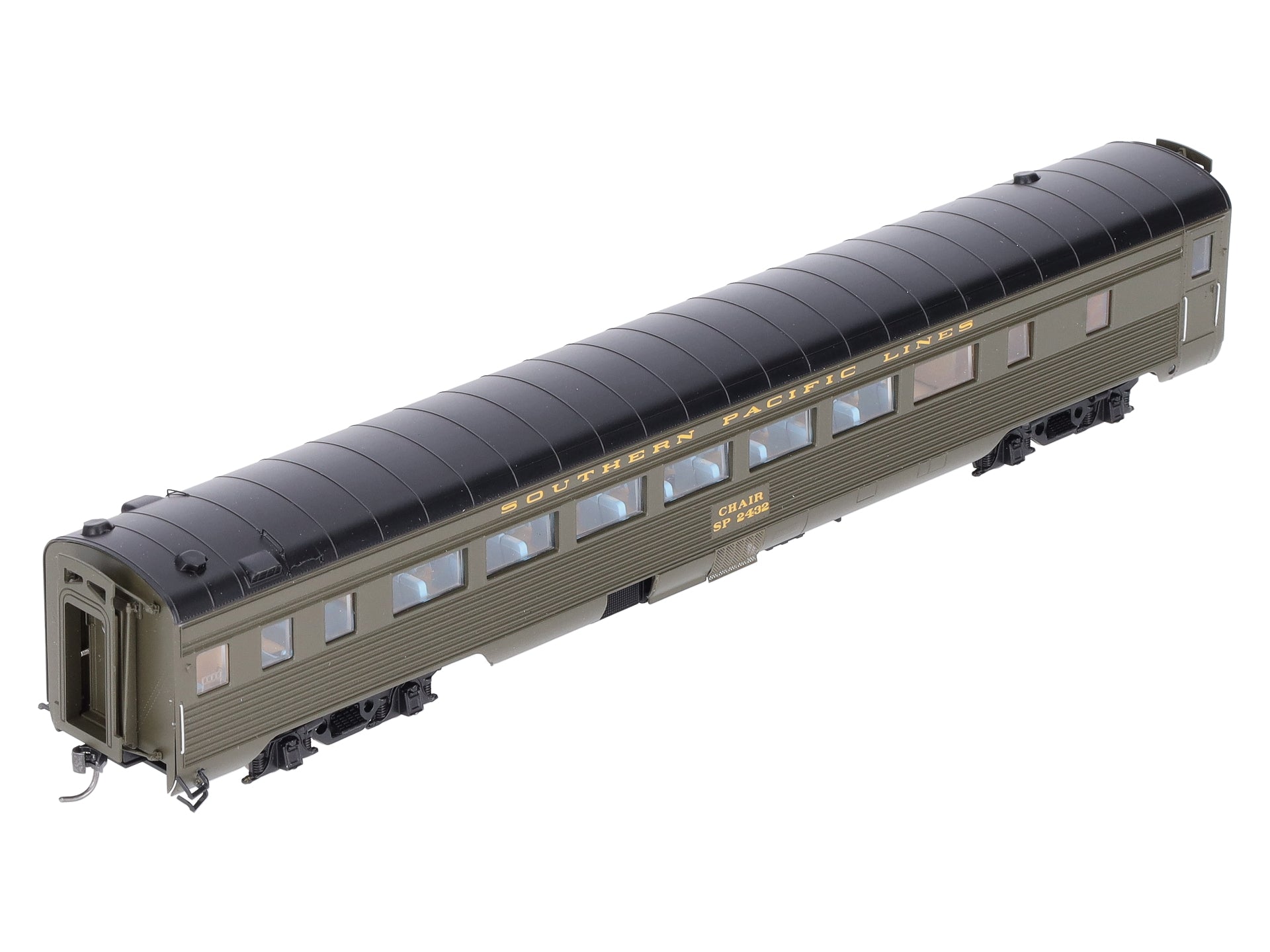 Athearn G97119 HO Southern Pacific General Service 77' Pullman Chair Car #2432