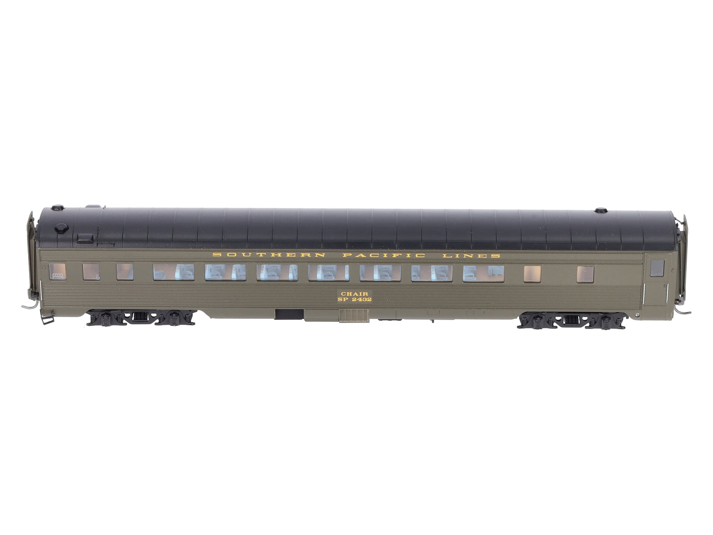 Athearn G97119 HO Southern Pacific General Service 77' Pullman Chair Car #2432