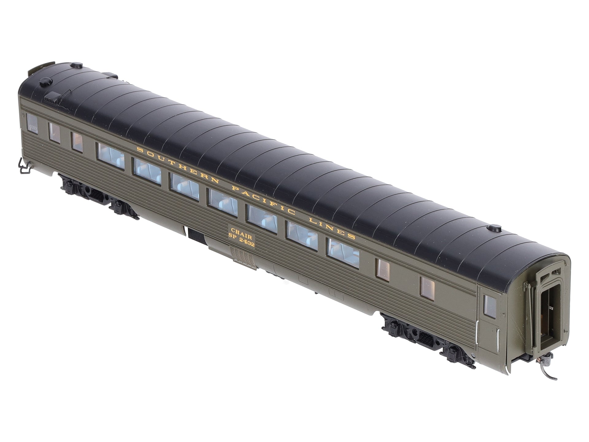Athearn G97119 HO Southern Pacific General Service 77' Pullman Chair Car #2432
