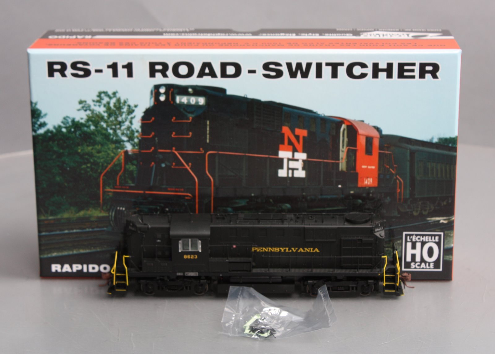 Rapido Trains 31025 HO Pennsylvania RR Alco RS-11 Diesel Locomotive #8623
