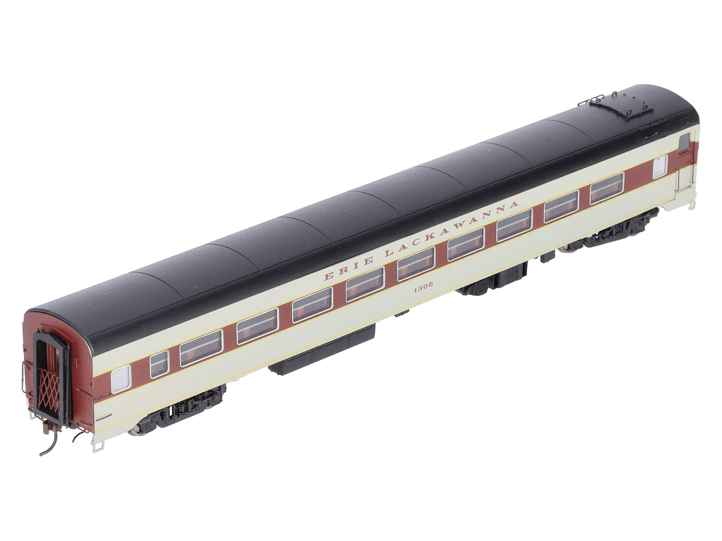 Rapido Trains 100206 HO Erie Lackawanna Lightweight Coach - Lighted #1305 NIB