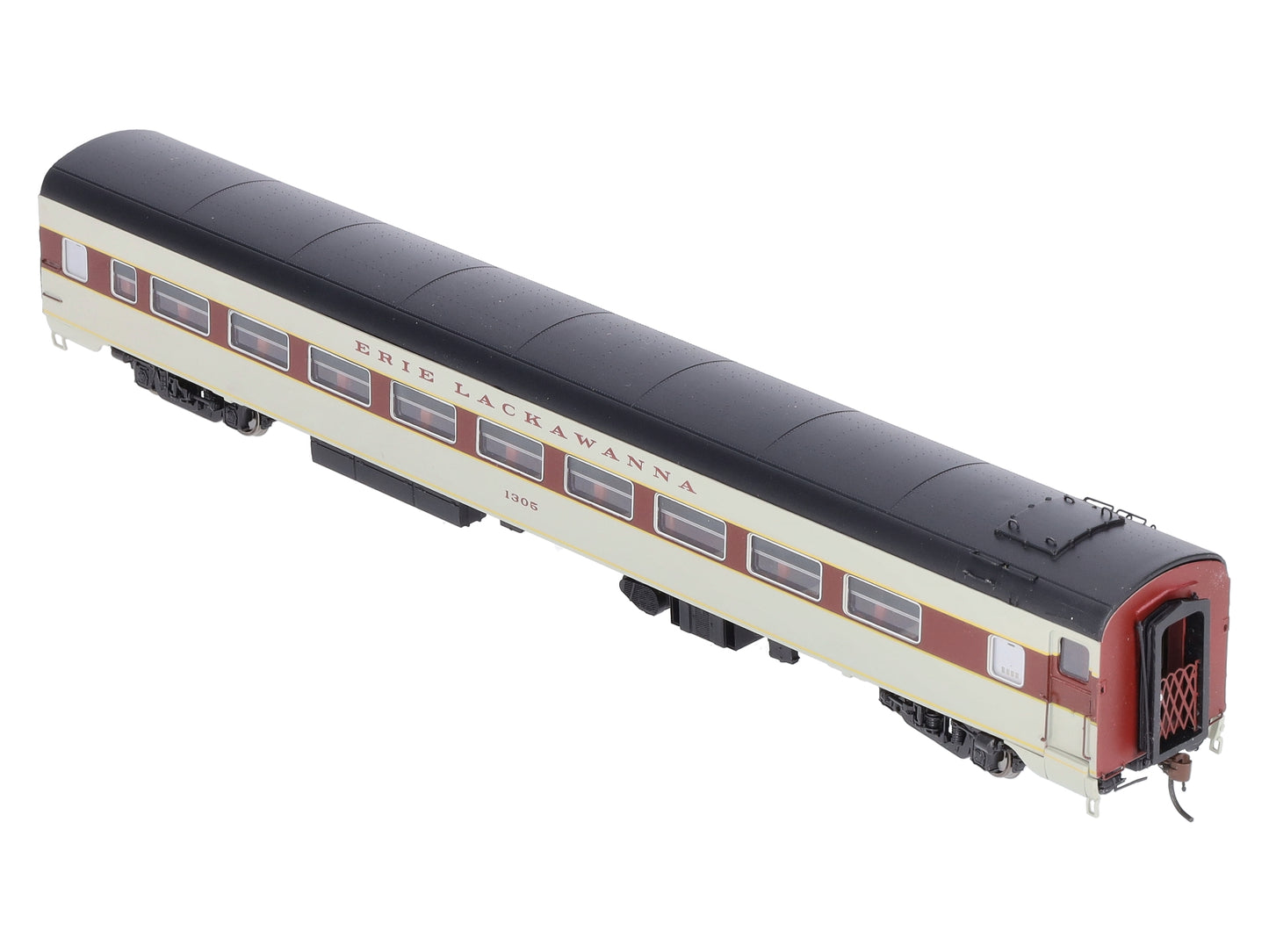 Rapido Trains 100206 HO Erie Lackawanna Lightweight Coach - Lighted #1305 NIB