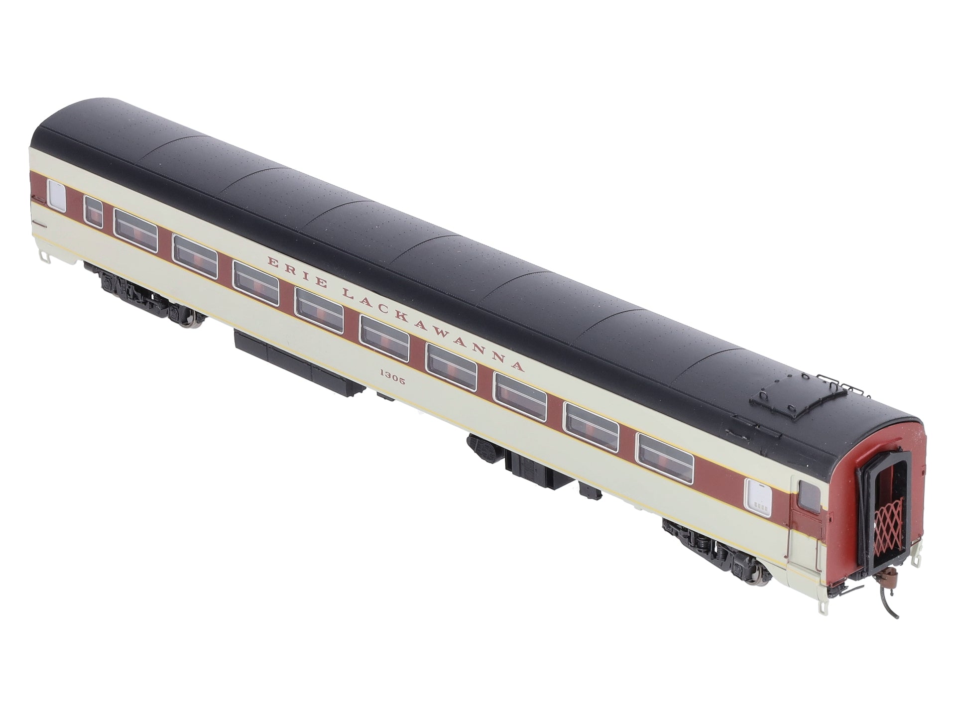Rapido Trains 100206 HO Erie Lackawanna Lightweight Coach - Lighted #1305 NIB