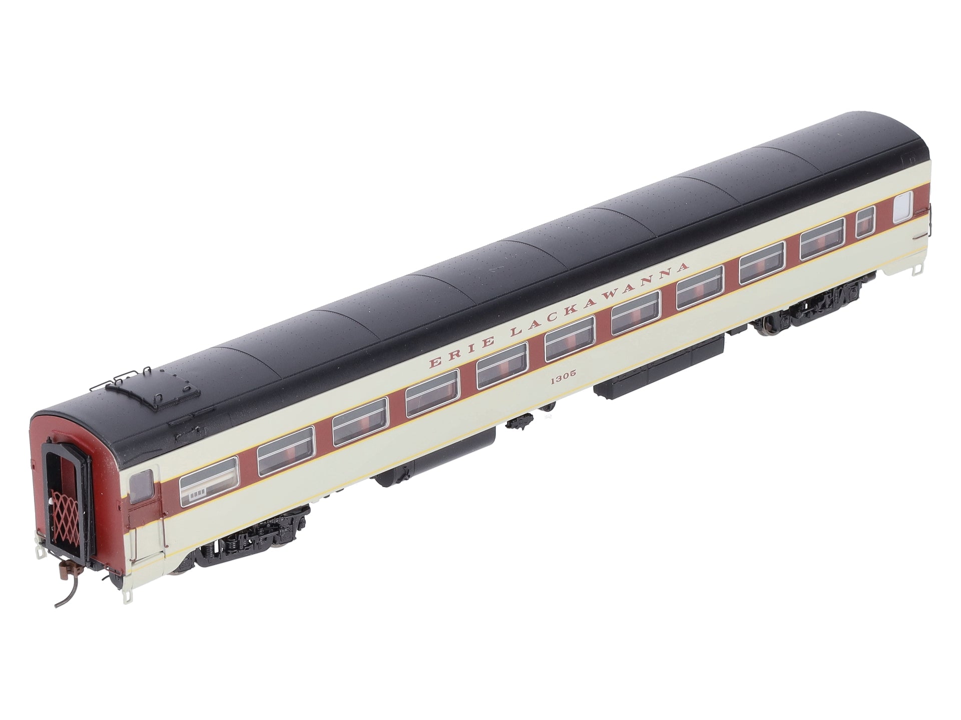 Rapido Trains 100206 HO Erie Lackawanna Lightweight Coach - Lighted #1305 NIB