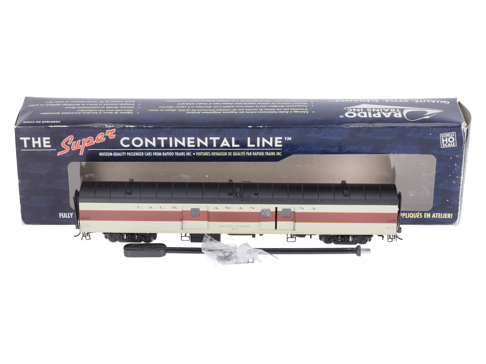 Rapido Trains 106216 HO Delaware Lackawanna & Western Baggage Express #2077 NIB