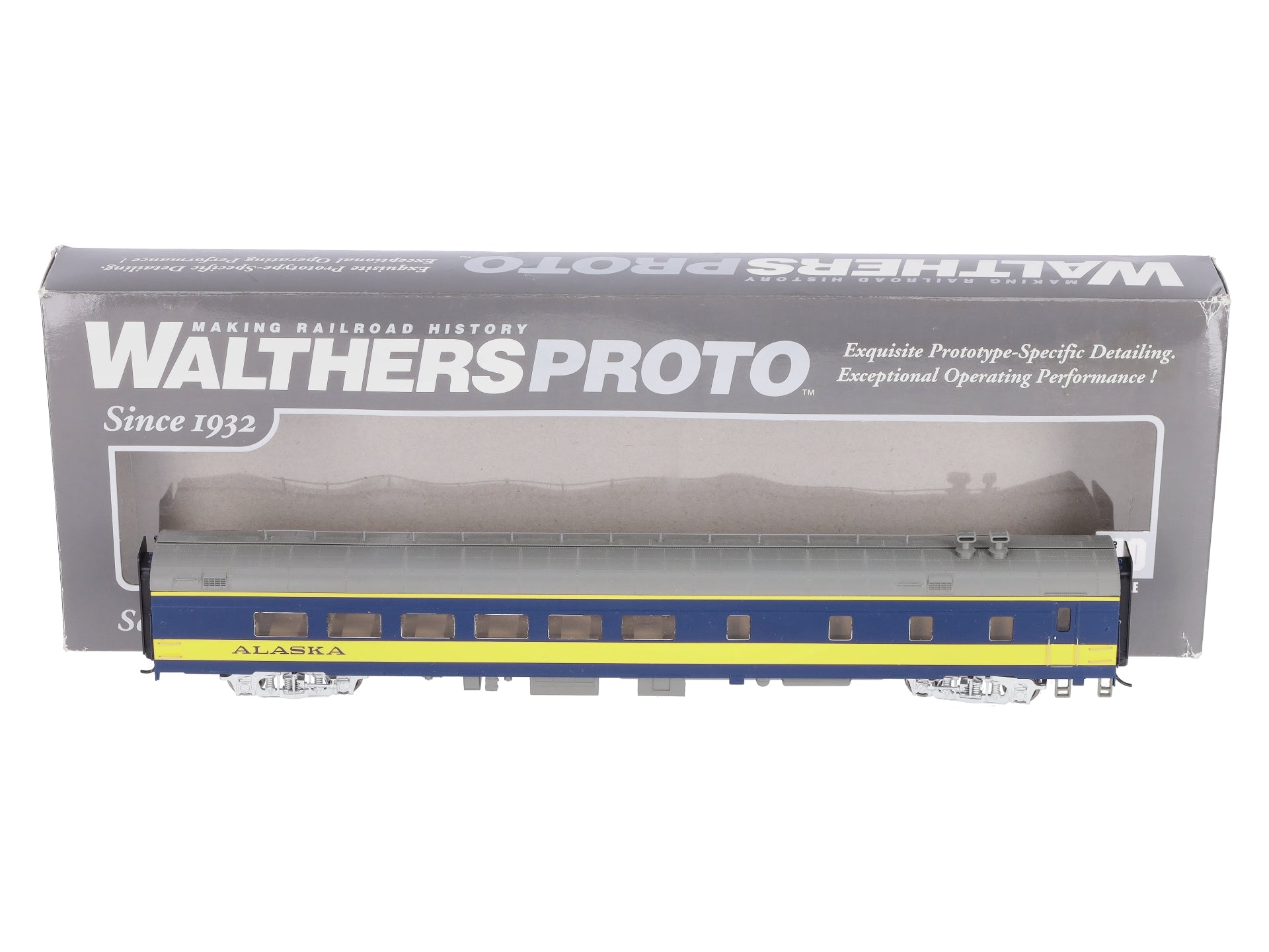 Walthers 920-12551 HO Scale Alaska Railroad 85' ACF Diner - Lighted