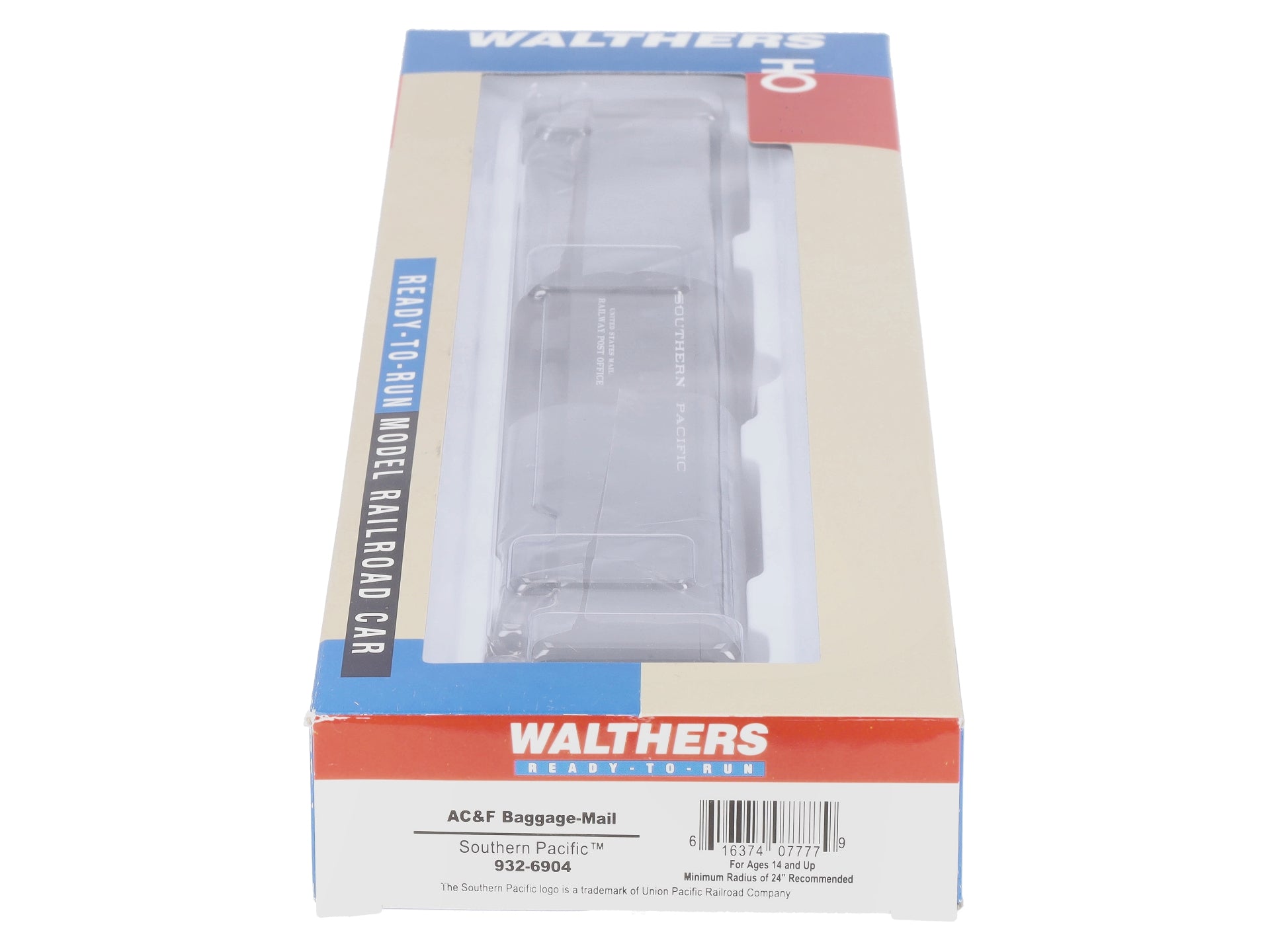 Walthers 932-6904 HO Scale Southern Pacific AC&F Baggage-Mail Car LN/Box