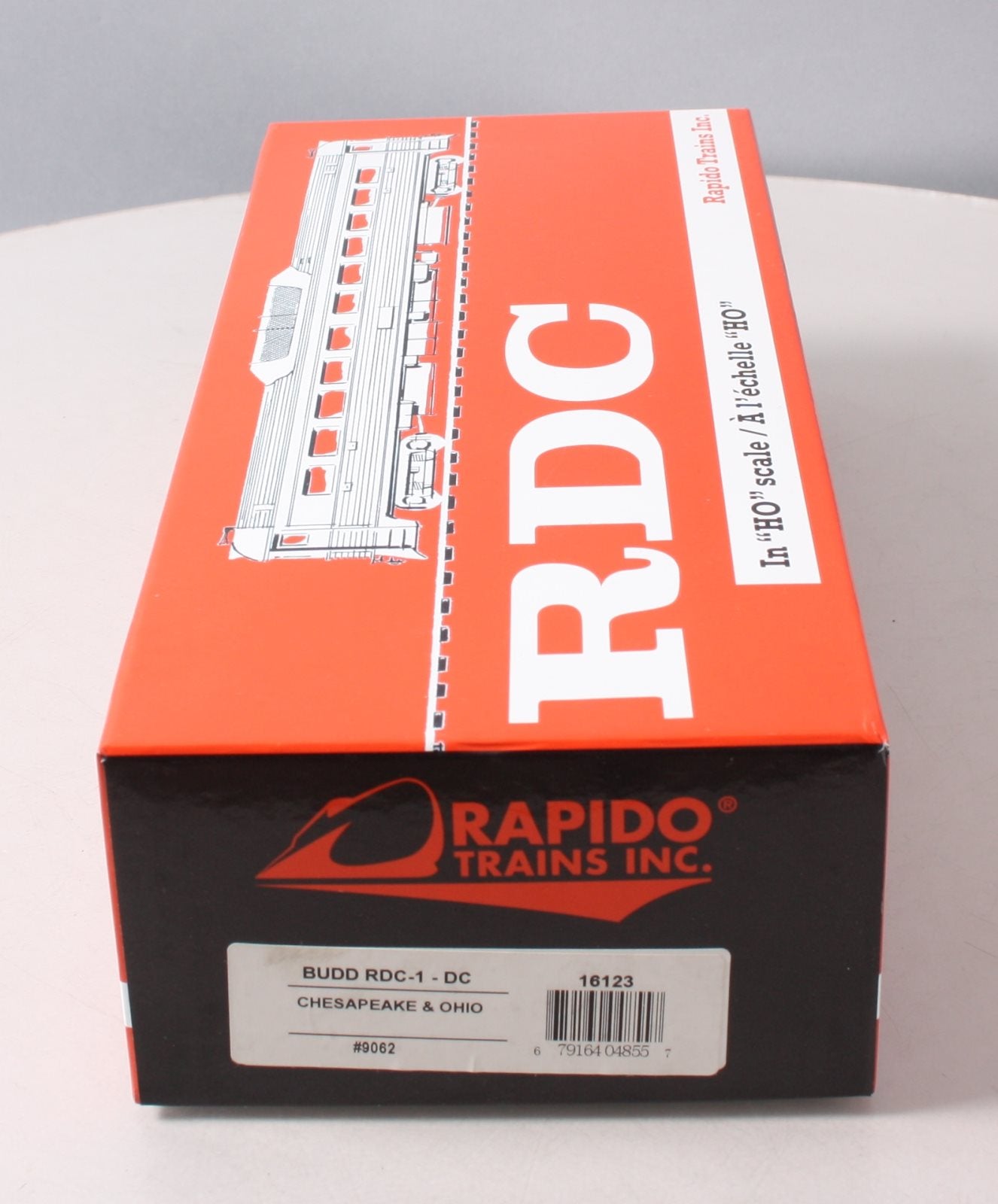 Rapido Trains 16123 HO Chesapeake & Ohio Phase 1b Budd RDC-1 #9062