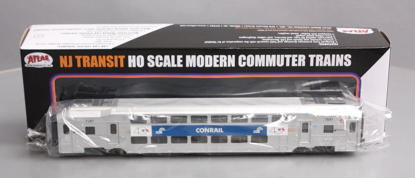 Atlas 20006012 Ho MCT-Trailer NJT 7681