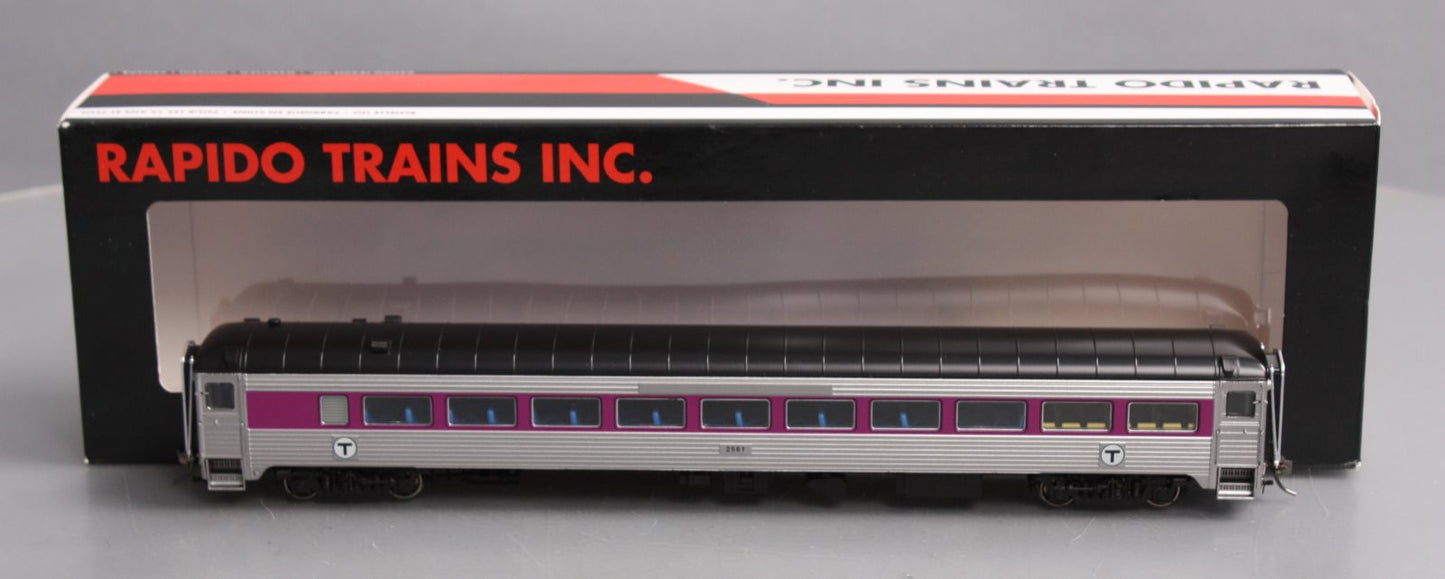 Rapido Trains 017249 HO MBTA NH 8600 Series Coach Car w/o Skirts #2561