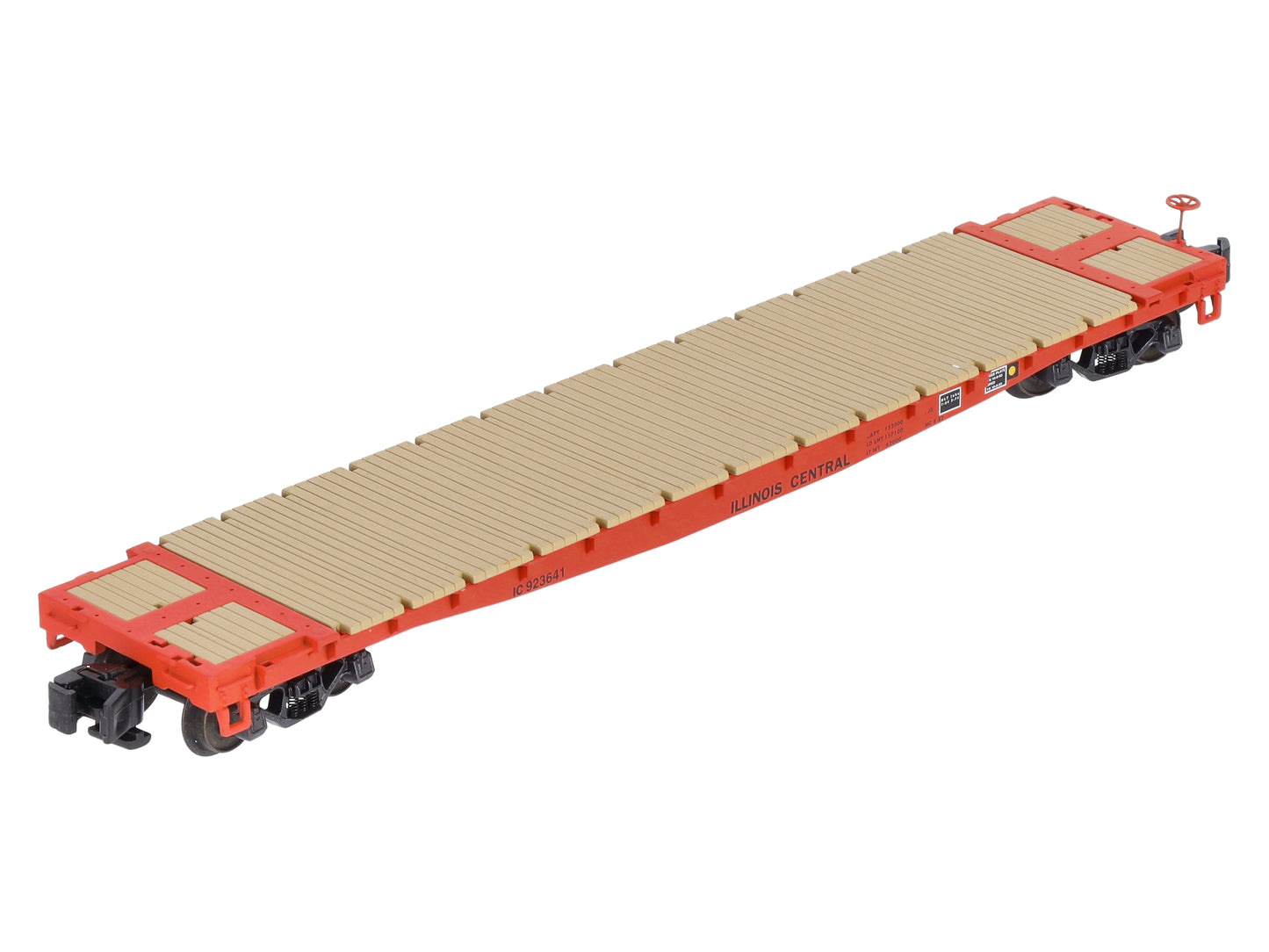 The Showcase Line 00172 S Gauge Standard Flatcar Illinois Central #923641 LN/Box