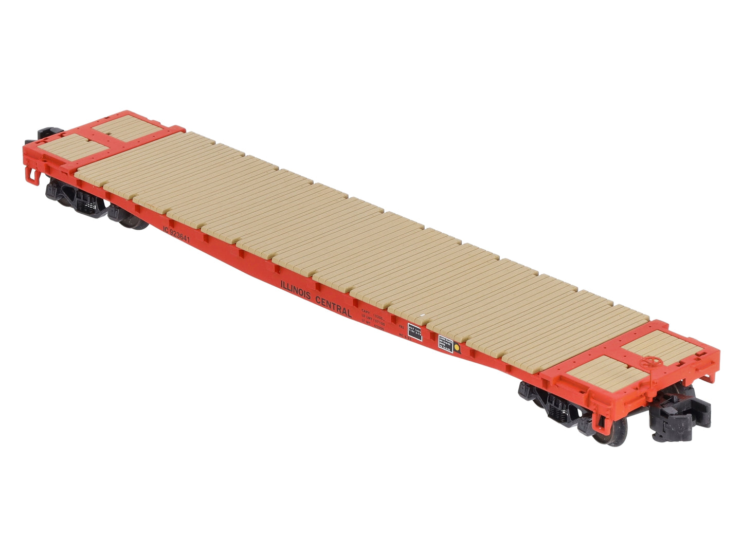 The Showcase Line 00172 S Gauge Standard Flatcar Illinois Central #923641 LN/Box