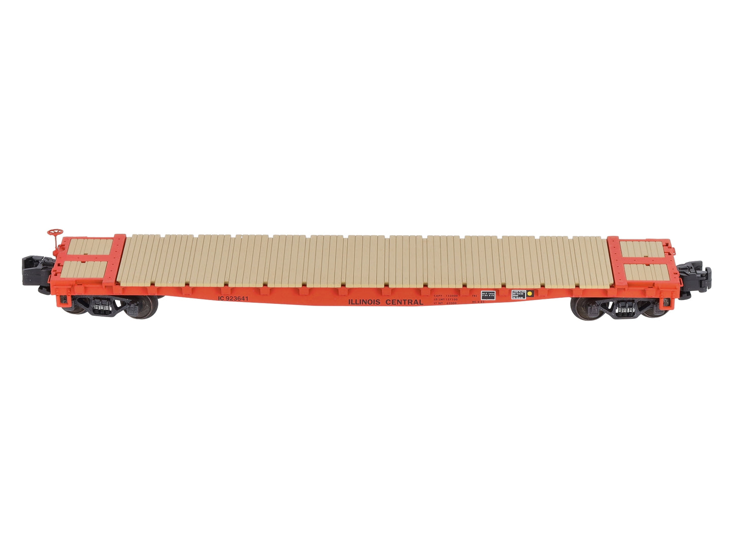 The Showcase Line 00172 S Gauge Standard Flatcar Illinois Central #923641 LN/Box
