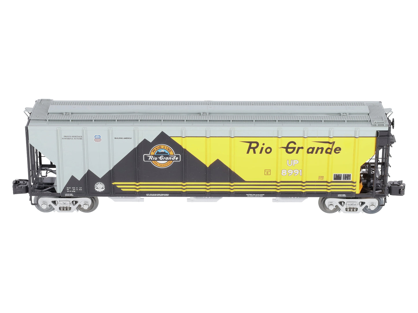 Lionel 6-27434 O Gauge Rio Grande Heritage PS2CD Hopper Car #8991 LN