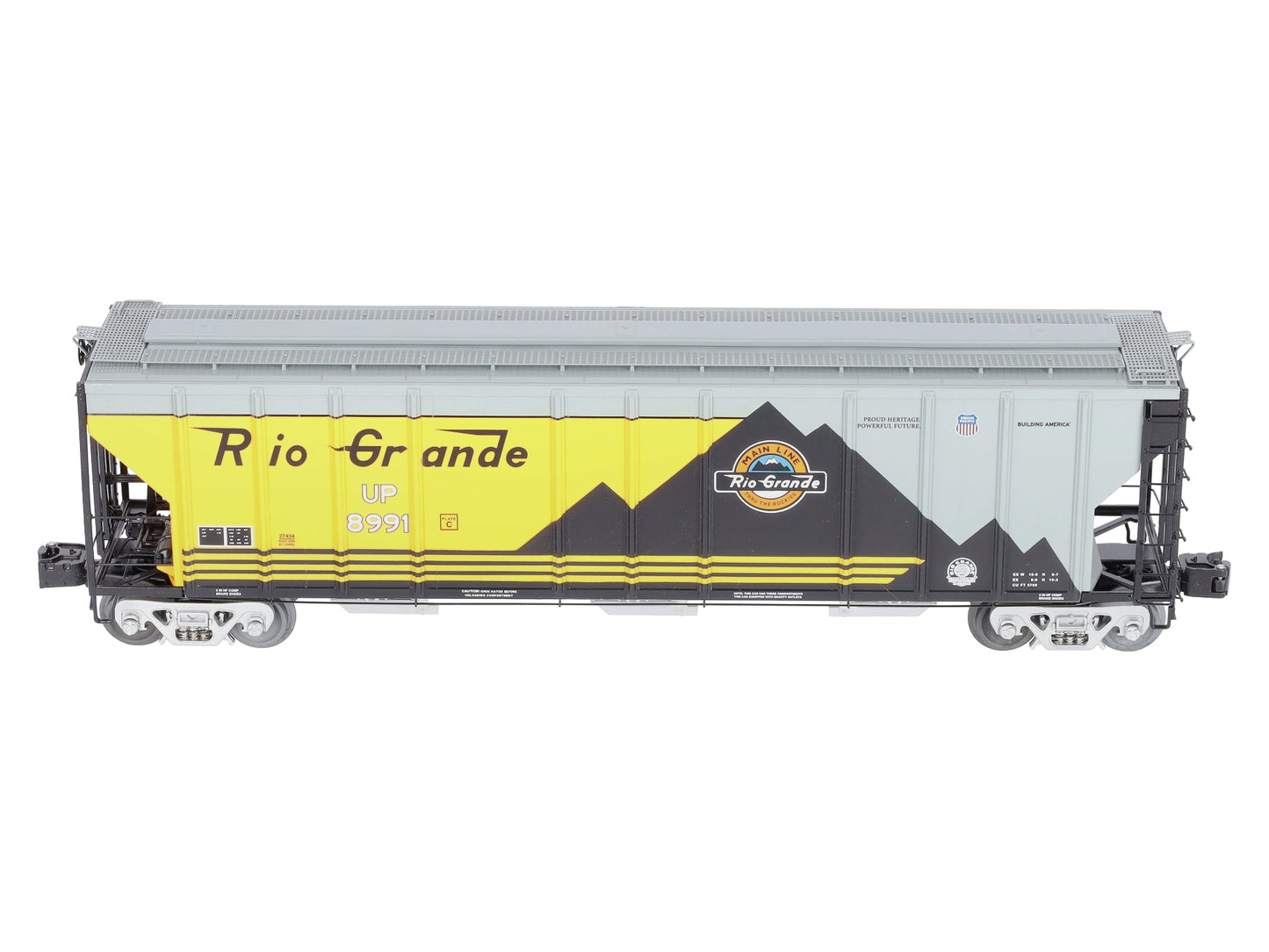 Lionel 6-27434 O Gauge Rio Grande Heritage PS2CD Hopper Car #8991 LN