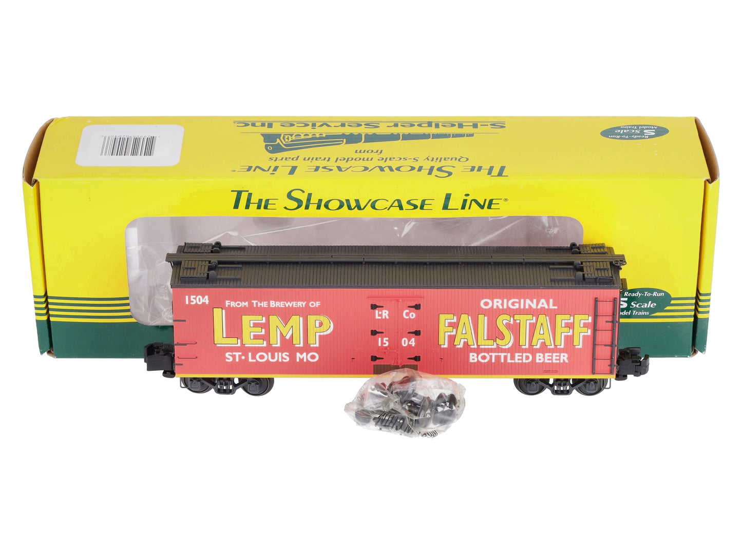 The Showcase Line 02048 S Scale Reefer Lemp Falstaff #1504 LN/Box
