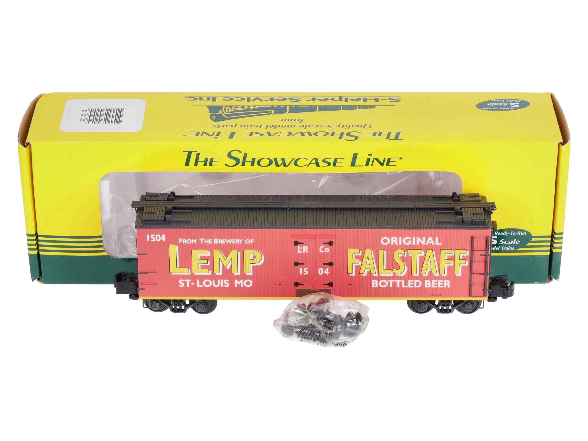 The Showcase Line 02048 S Scale Reefer Lemp Falstaff #1504 LN/Box