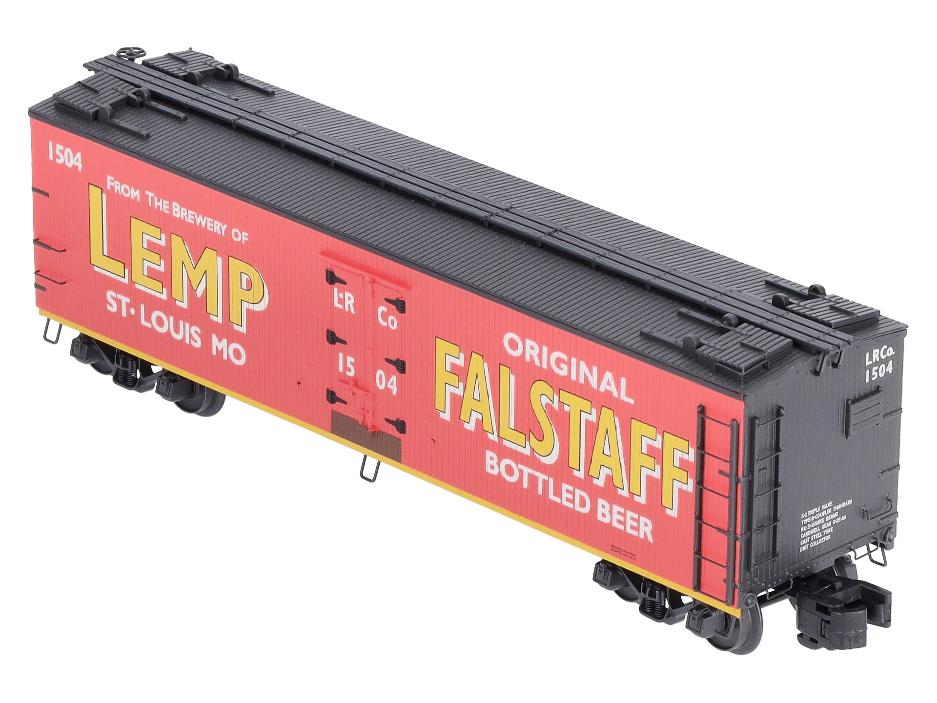The Showcase Line 02048 S Scale Reefer Lemp Falstaff #1504 LN/Box