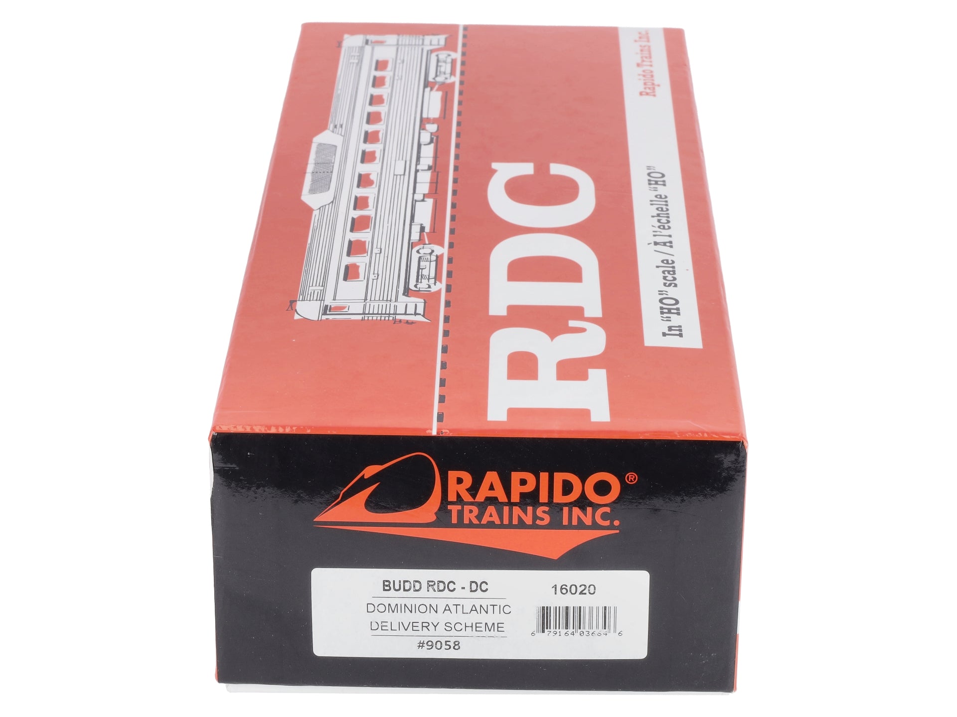 Rapido Trains 16020 HO Dominion Atlantic Budd RDC-1 Phase 2 #9058